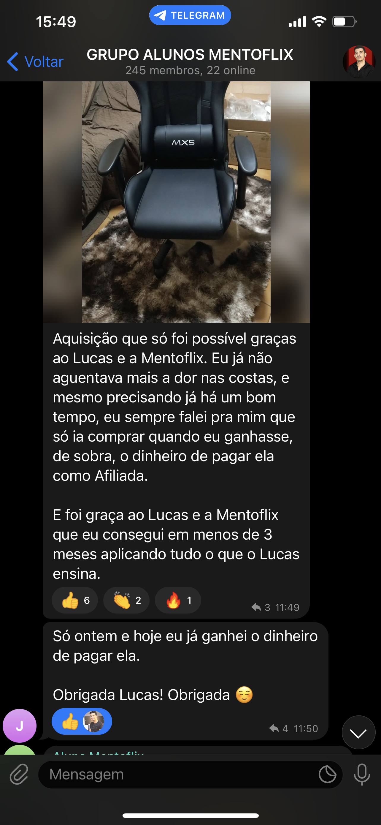 mentoflix depoimentos