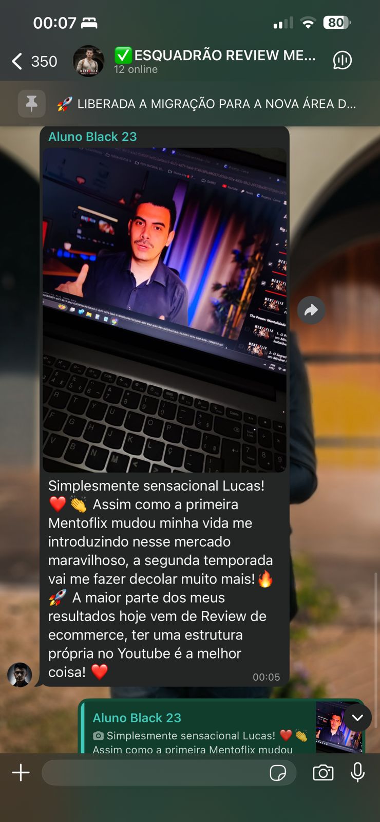 mentoflix alunos