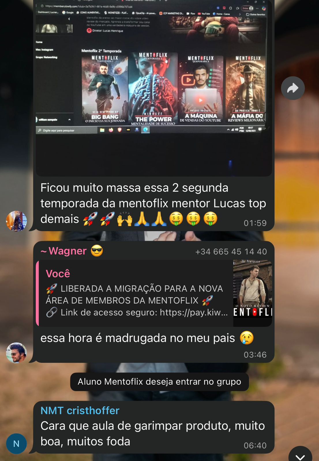 mentoflix depoimentos