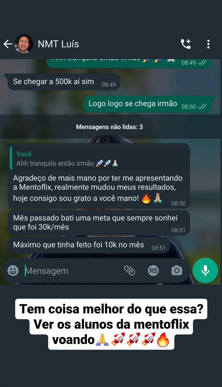 mentoflix resultados
