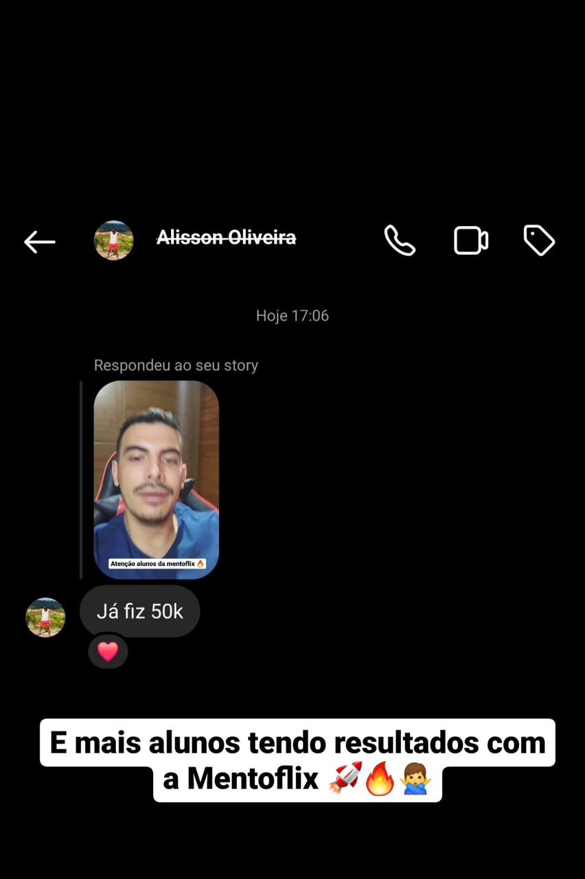 mentoflix depoimentos