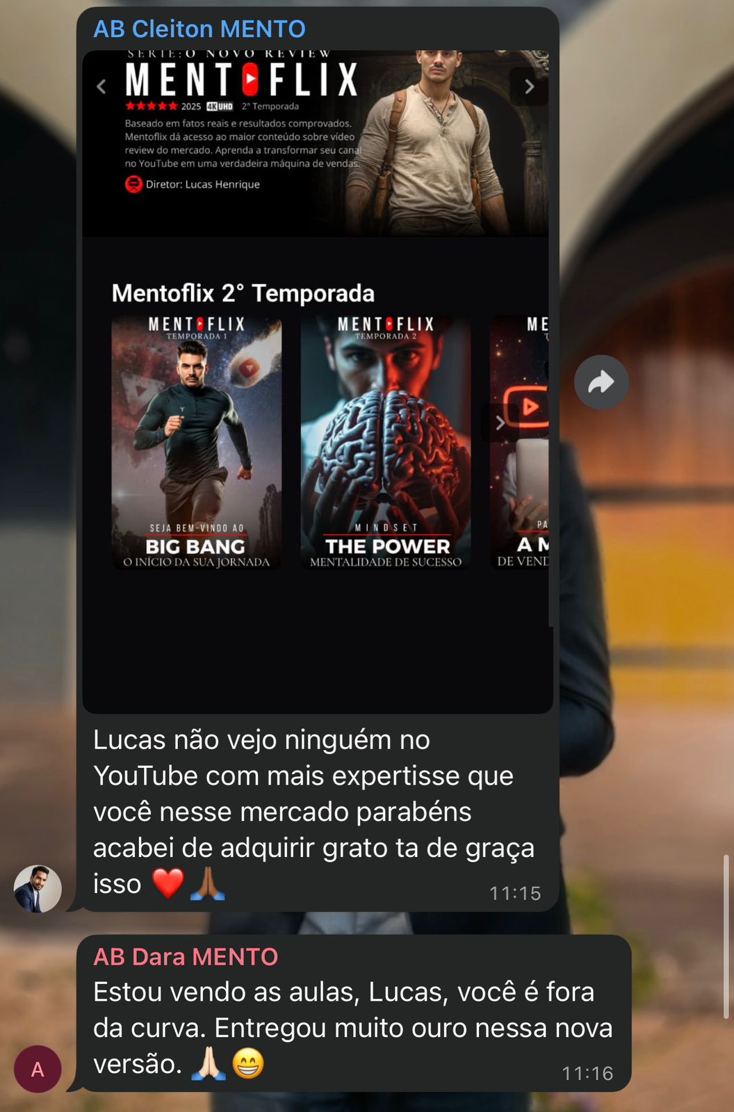 mentoflix alunos